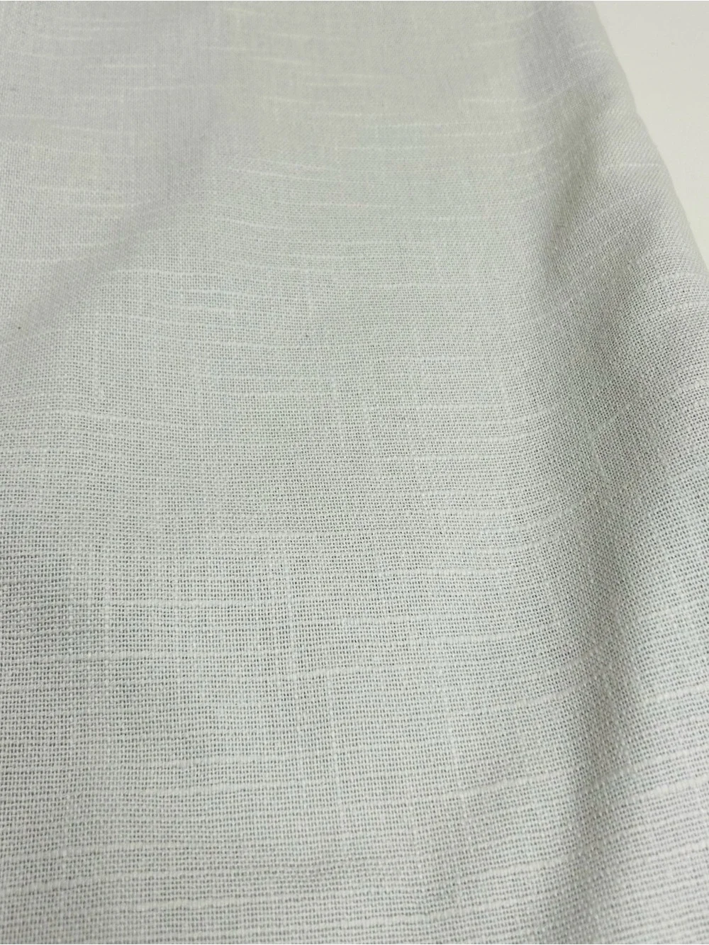 QUINCE Set Of 2 48x84 Cotton Slub Room Darkening Curtains Cloud 9700